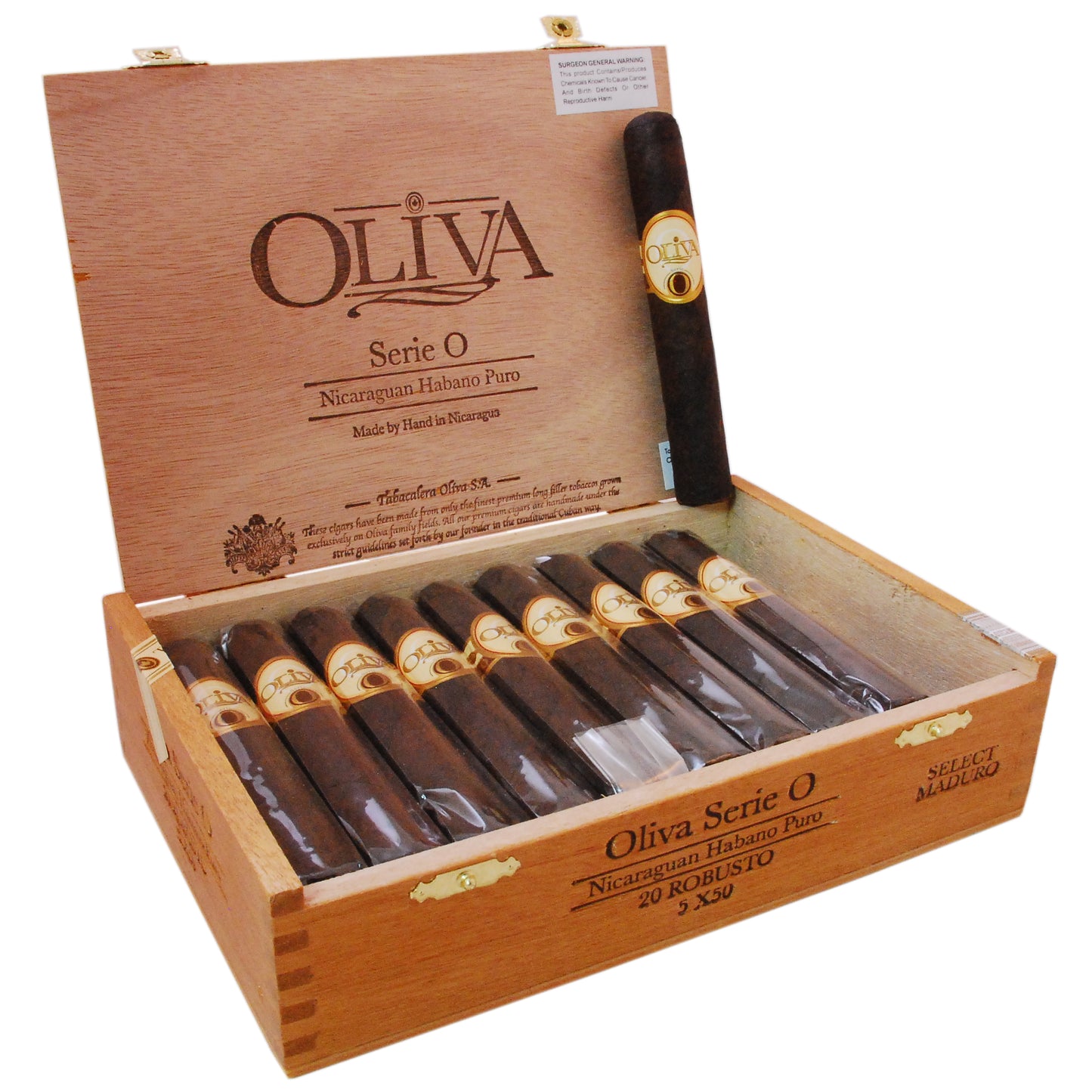 OLIVA SERIE O MADURO ROBUSTO 20CT