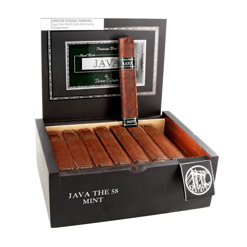 ROCKY PATEL JAVA THE 58 MINT 5 X 58 CELLO 24 COUNT