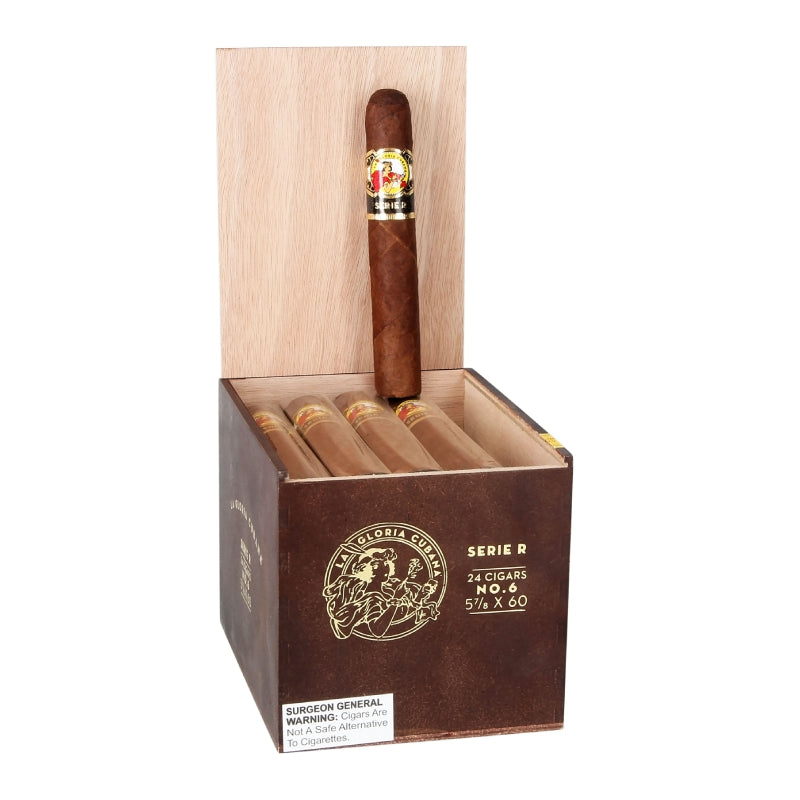 LA GLORIA CUBANA SERIE R NO 6 NATURALS BOX OF 24 5