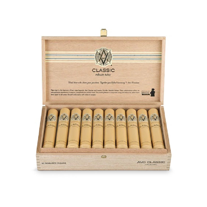 Avo Classic Classic Robusto Tubos 20 CT