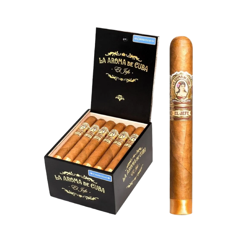 LA AROMA DE CUBA CONNECTICUT EL JEFE BX 24