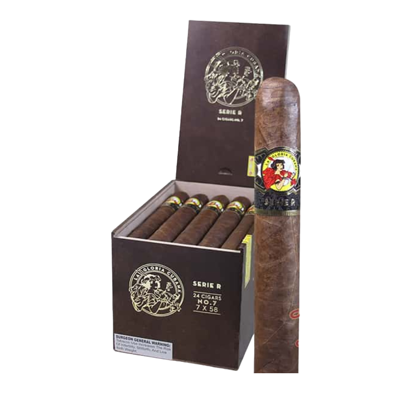 LA GLORIA CUBANA SERIE R NO 7 NAT 24S 27 CT