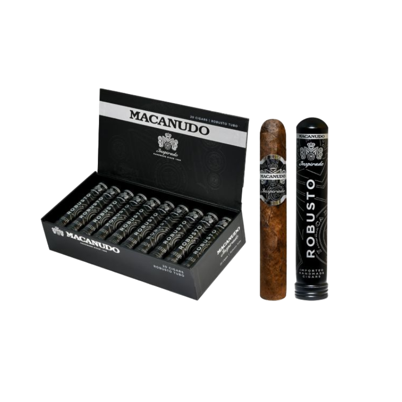 MACANUDO INSPIRADO BLACK ROBUSTO TUBO 20CT