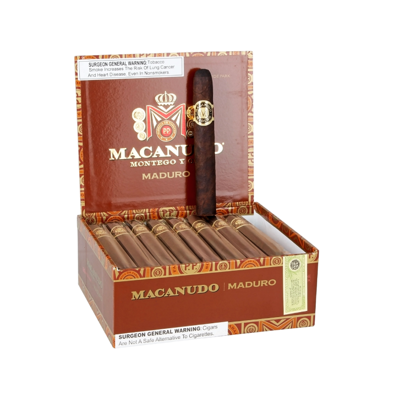 MACANUDO MADURO HYDE PARK 5.5X49 BOX OF 25