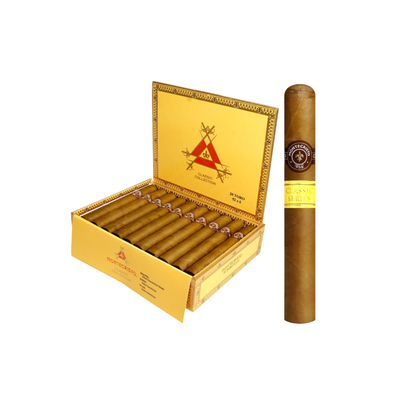 MONTECRISTO CLASSIC COLLECTION TORO 52X6 BX20