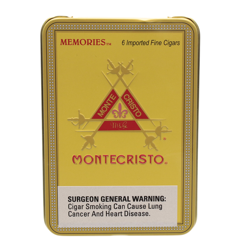 MONTECRISTO (MM) MEMORIES 33X4 TIN OF 6 PK 30