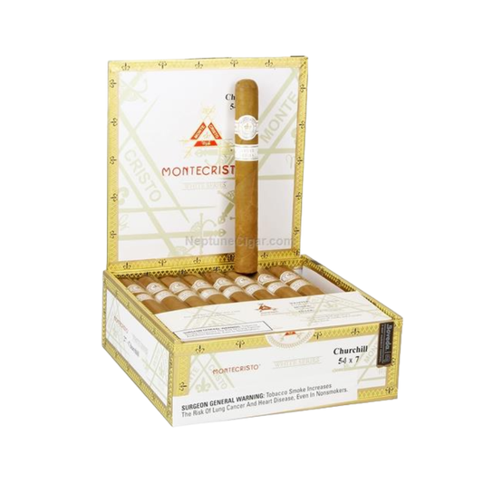 MONTECRISTO WHITE CHURCHILL 54X7 BX 10