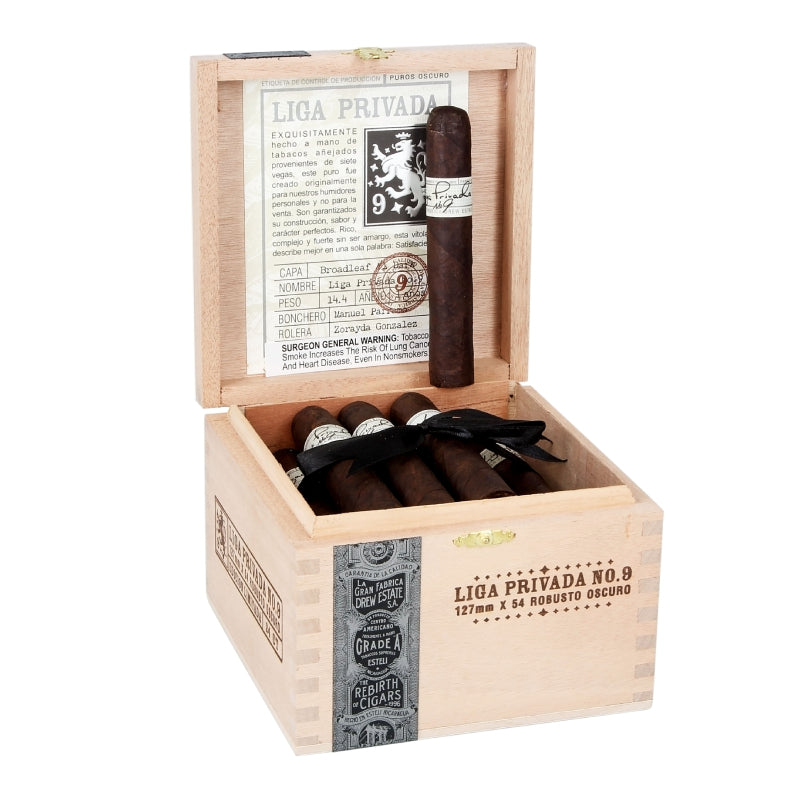 LIGA PRIVADA NO 9 ROBUSTO OSCUR BOX OF 24