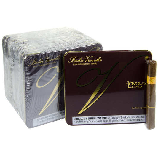 CAO BELLA VANILLA TINS CIGARRILLOS 10 TIN 0F 10