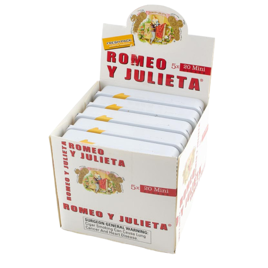 ROMEO Y JULIETA MINI ORIGINAL WHITE 5 X 20 TIN