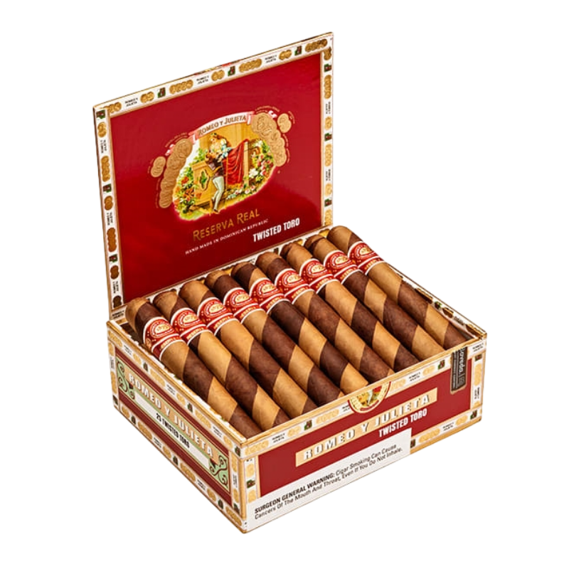 ROMEO Y JULIETA RESERVA REAL TORO BOX OF 25