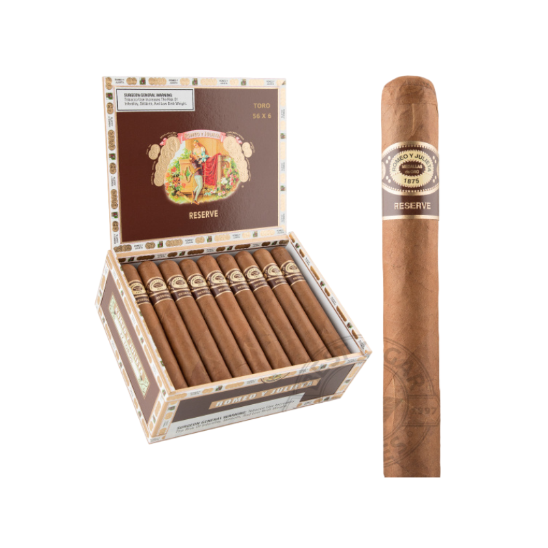 ROMEO Y JULIETA RESERVE TORO 56X6 BX 27