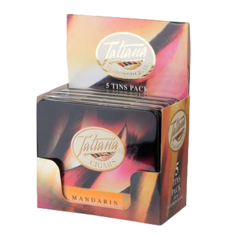 TATIANA MINI TINS MANDARIN 5 TINS OF 10