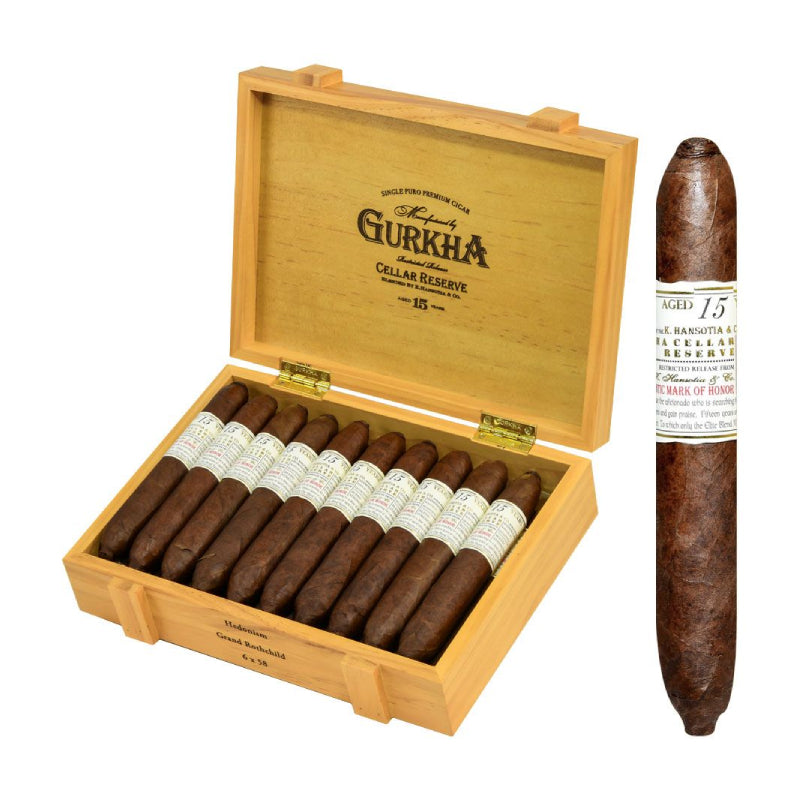 GURKHA CELLAR RESERVE AGED 15 YEARS HEDONISM GRAND