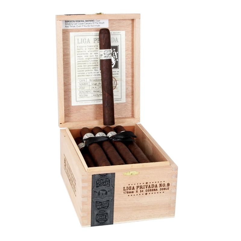 LIGA PRIVADA NO 9 CORONA DOBLE OSCURO BOX OF 24 17