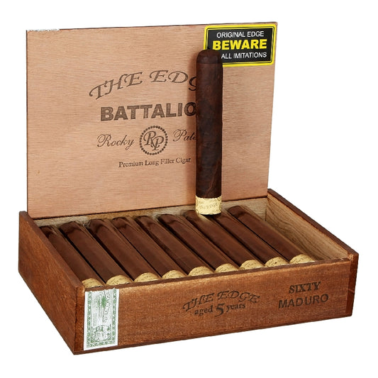 ROCKY PATEL EDGE BATTALION MADURO 6 X 60 BX OF 20