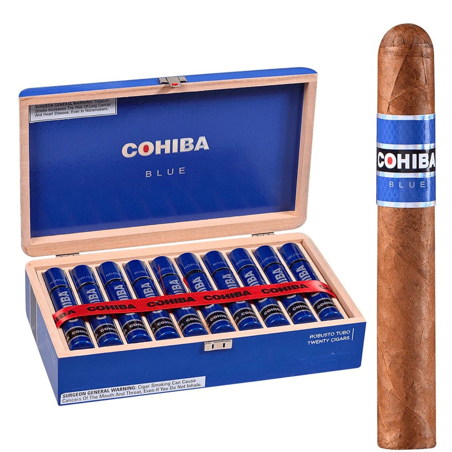 COHIBA BLUE ROBUSTO TUBO 5 X 50 20 CT