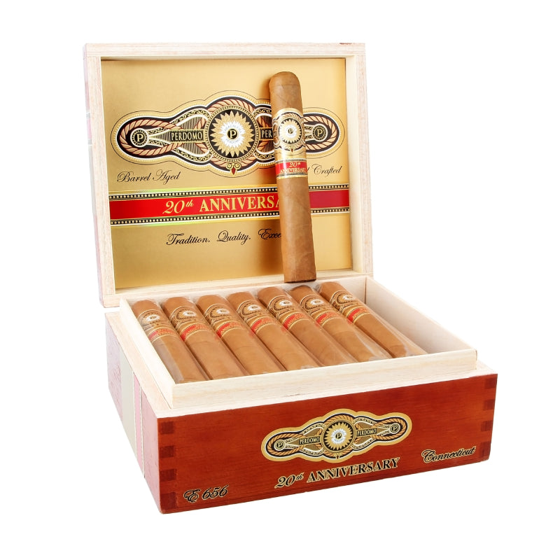 PERDOMO 20TH ANNIVERSARY TORPEDO CONNECTICUT BX OF