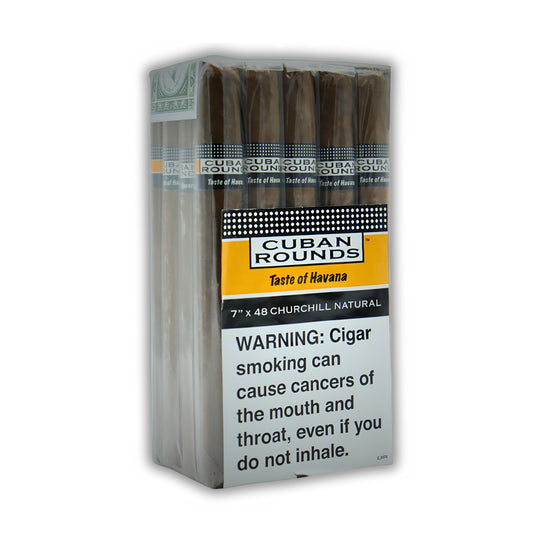 CUBAN ROUNDS TASTE OF HAVANA CHURCHILL 7X48 NATURA