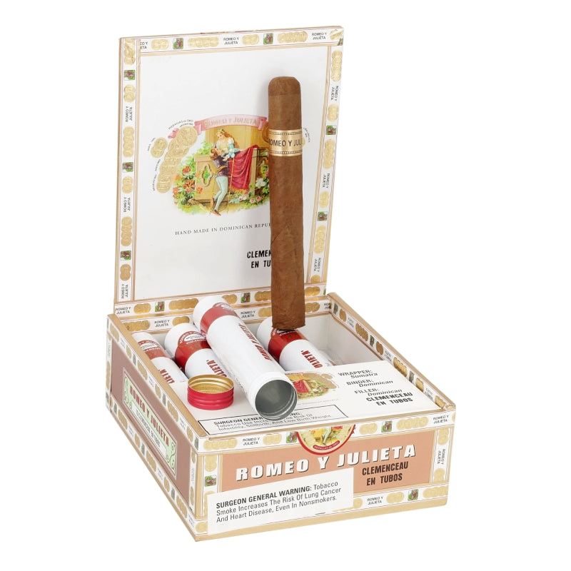 ROMEO Y JULIETA 1875 CLEMENCEAU EN TUBO BOX OF 10