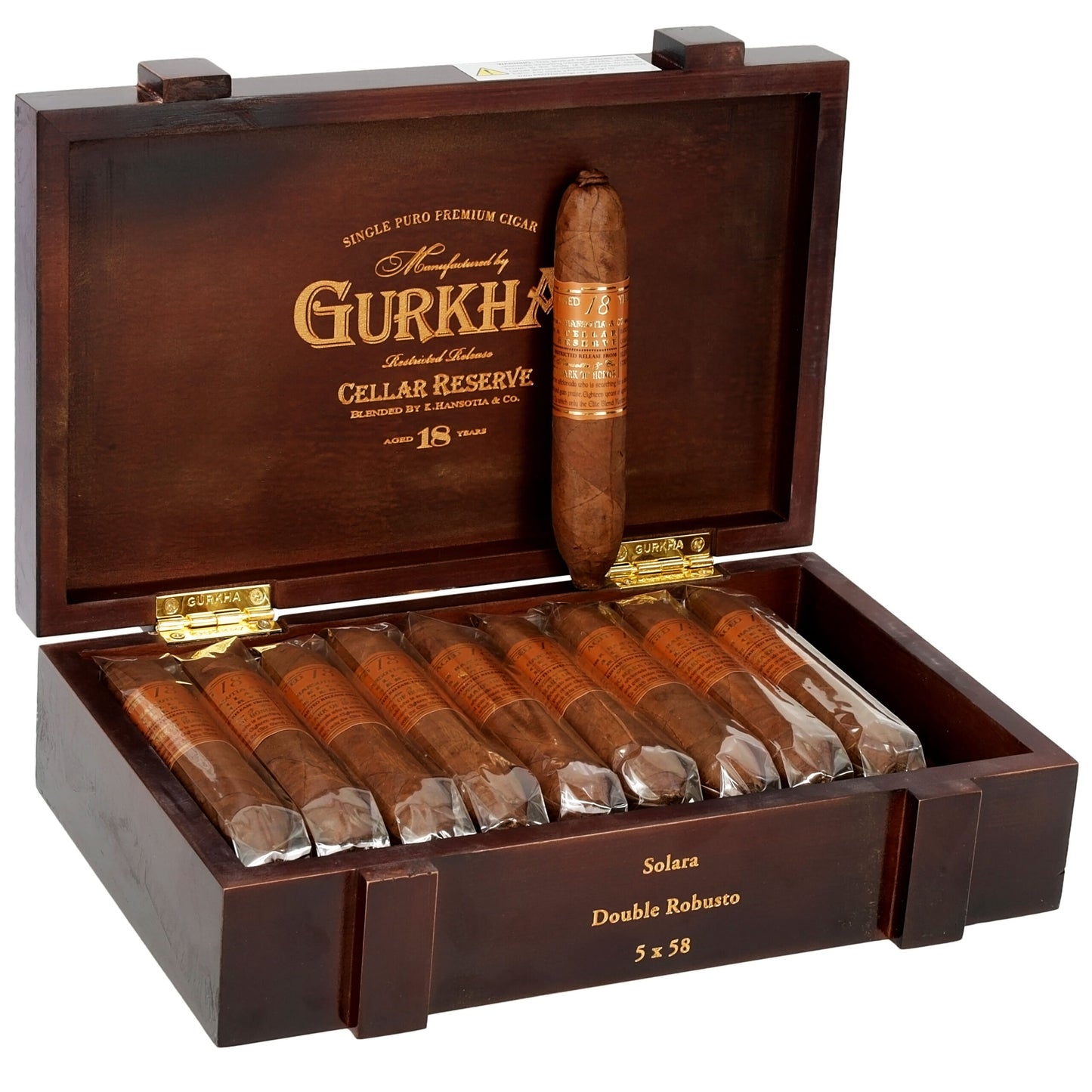 GURKHA CELLAR RESERVE AGED 18 YEARS SOLARA DOUBLE