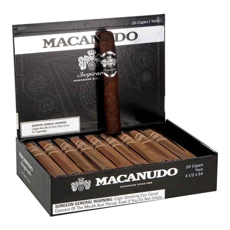 MACANUDO INSPIRADO BLACK TORO 5.5 X 54 20CT