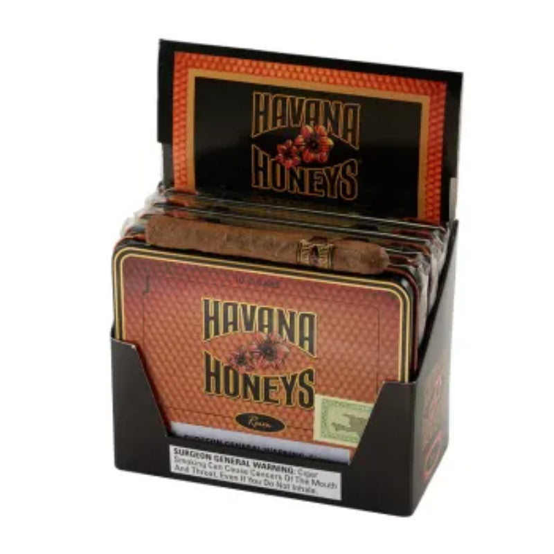 HAVANA HONEYS RUM TINS CIGARRILLOS 5 TIN 0F 10